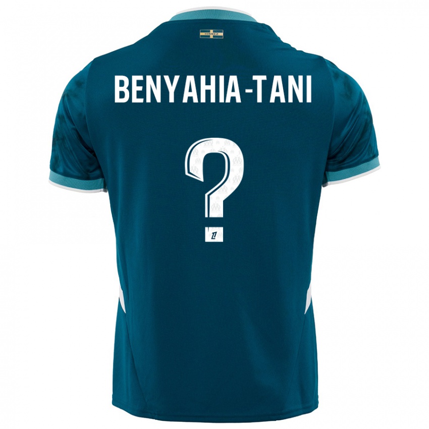 Kinder Aylan Benyahia-Tani #0 Türkisblau Auswärtstrikot Trikot 2024/25 T-Shirt