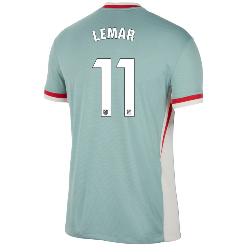 Kinder Thomas Lemar #11 Hellbeige Blau Auswärtstrikot Trikot 2024/25 T-Shirt