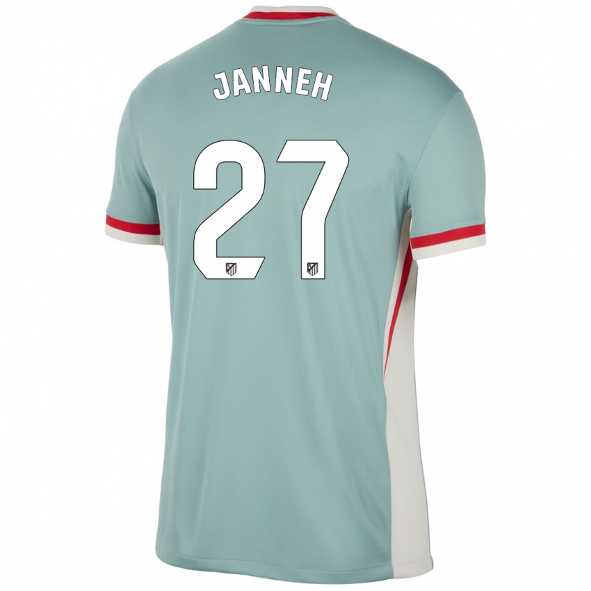 Kinder Omar Janneh #27 Hellbeige Blau Auswärtstrikot Trikot 2024/25 T-Shirt