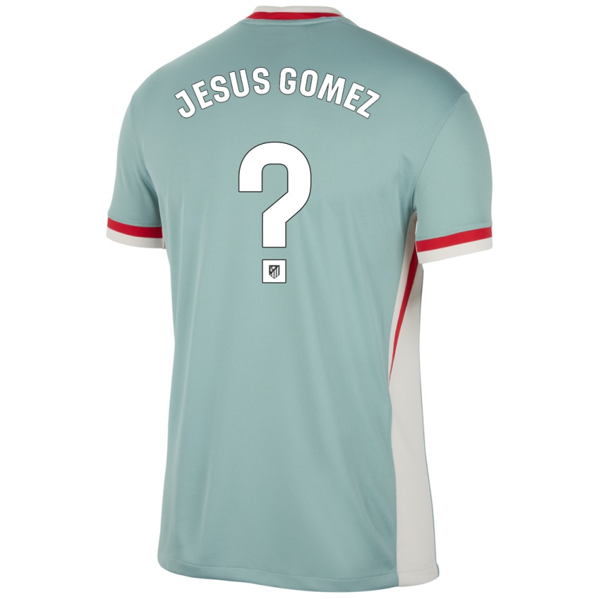 Kinder Jesus Gomez #0 Hellbeige Blau Auswärtstrikot Trikot 2024/25 T-Shirt