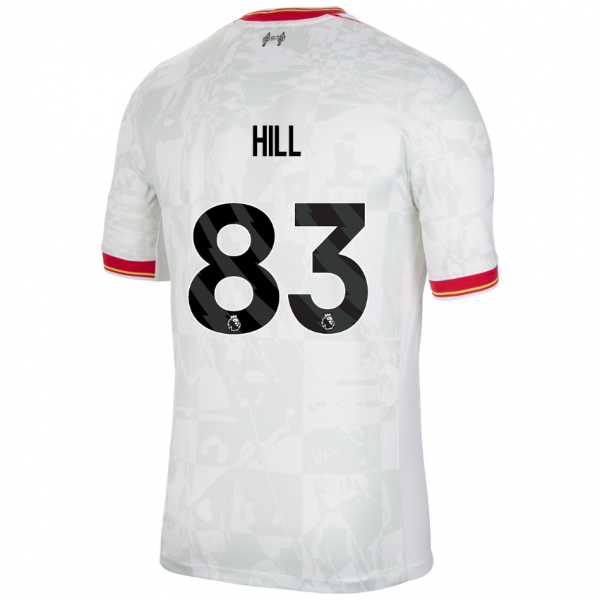 Kinder Thomas Hill #83 Weiß Rot Schwarz Ausweichtrikot Trikot 2024/25 T-Shirt