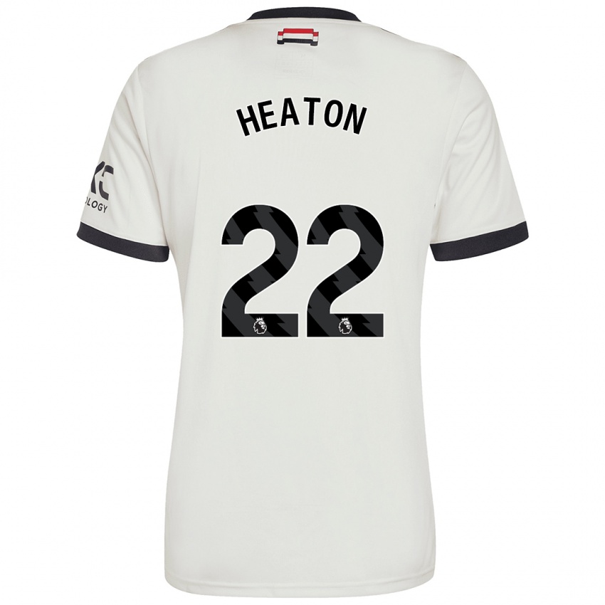 Kinder Tom Heaton #22 Cremeweiß Ausweichtrikot Trikot 2024/25 T-Shirt