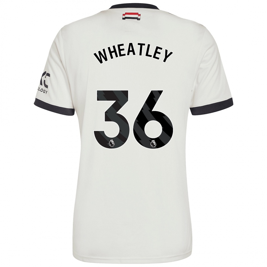 Kinder Ethan Wheatley #36 Cremeweiß Ausweichtrikot Trikot 2024/25 T-Shirt