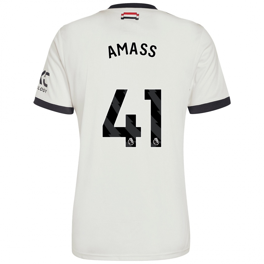 Kinder Harry Amass #41 Cremeweiß Ausweichtrikot Trikot 2024/25 T-Shirt