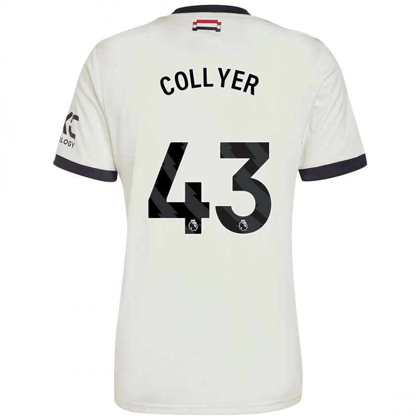 Kinder Toby Collyer #43 Cremeweiß Ausweichtrikot Trikot 2024/25 T-Shirt