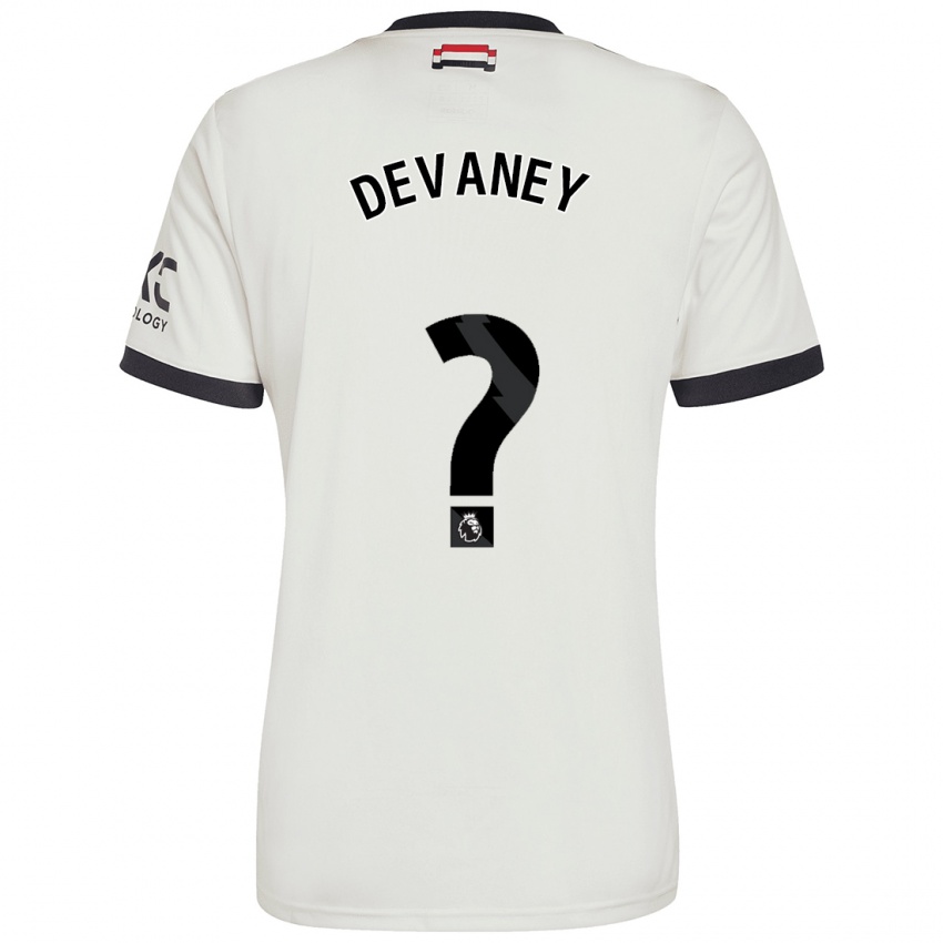 Kinder Jacob Devaney #0 Cremeweiß Ausweichtrikot Trikot 2024/25 T-Shirt