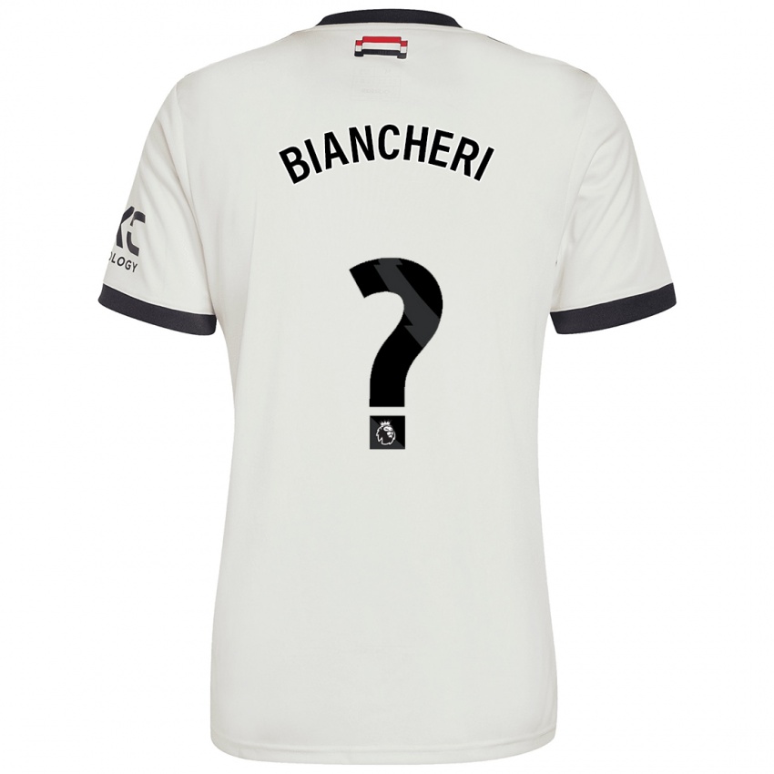 Kinder Gabriele Biancheri #0 Cremeweiß Ausweichtrikot Trikot 2024/25 T-Shirt