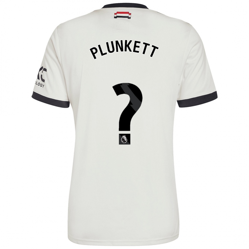 Kinder Dante Plunkett #0 Cremeweiß Ausweichtrikot Trikot 2024/25 T-Shirt