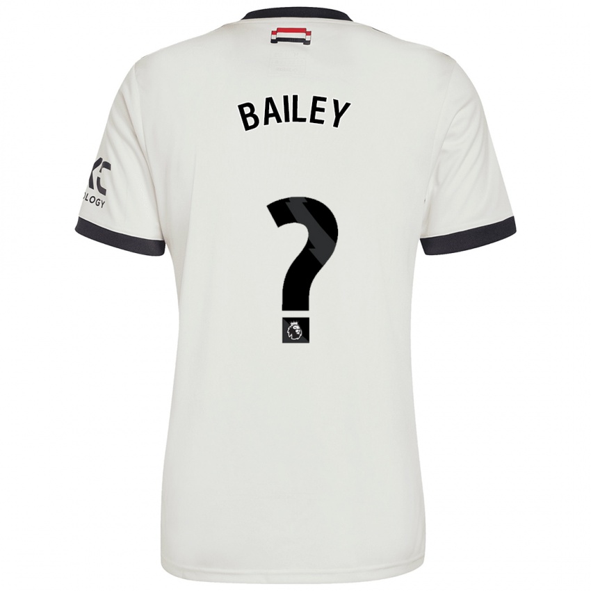 Kinder James Bailey #0 Cremeweiß Ausweichtrikot Trikot 2024/25 T-Shirt