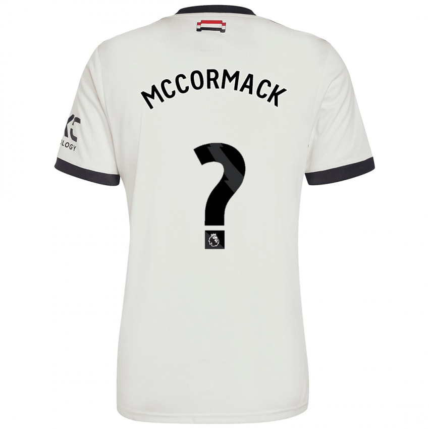 Kinder Rafe Mccormack #0 Cremeweiß Ausweichtrikot Trikot 2024/25 T-Shirt