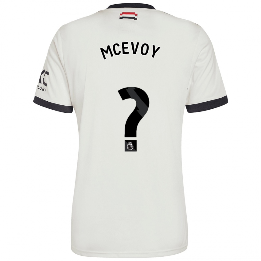 Kinder Jay Mcevoy #0 Cremeweiß Ausweichtrikot Trikot 2024/25 T-Shirt