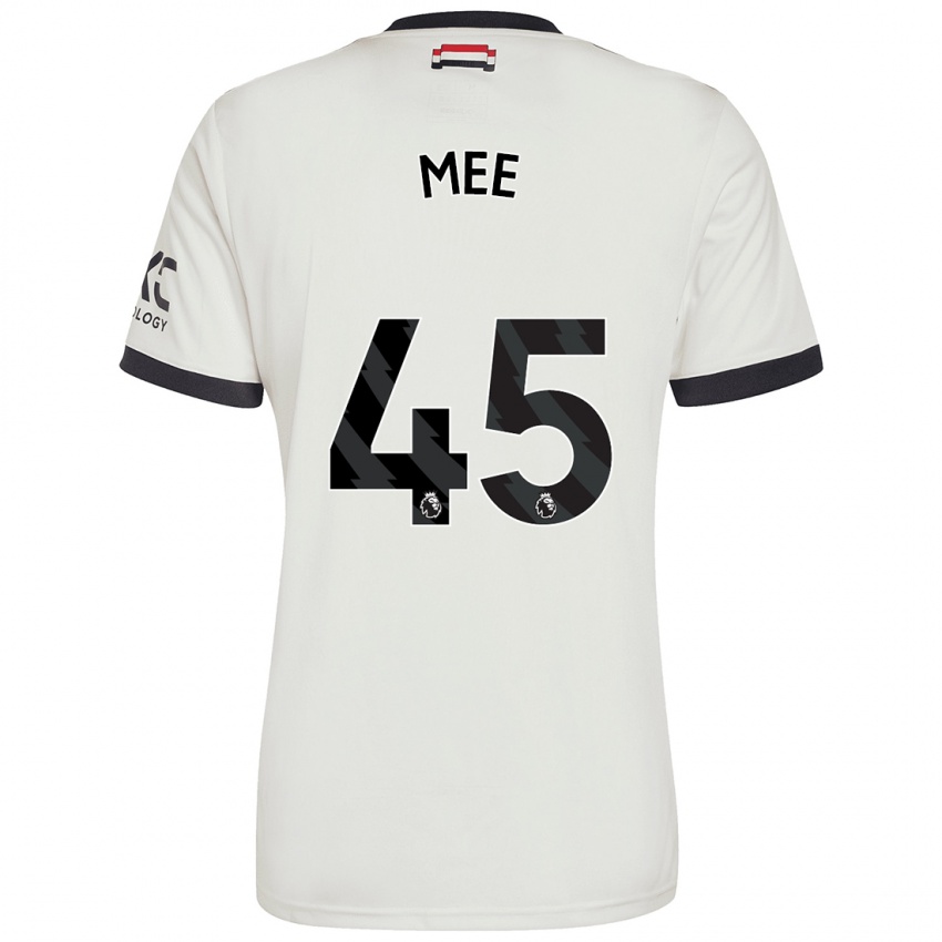 Kinder Dermot Mee #45 Cremeweiß Ausweichtrikot Trikot 2024/25 T-Shirt