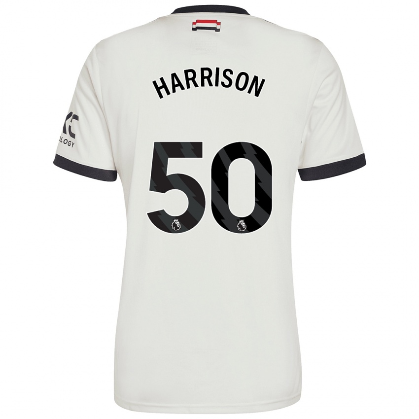 Kinder Elyh Harrison #50 Cremeweiß Ausweichtrikot Trikot 2024/25 T-Shirt