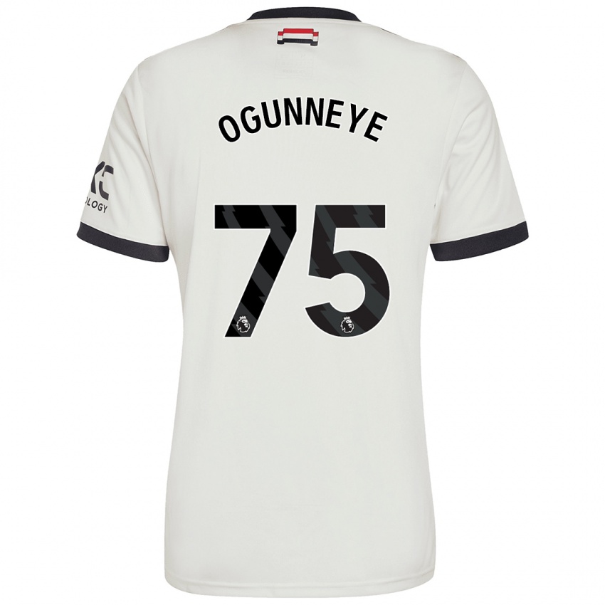 Kinder Habeeb Ogunneye #75 Cremeweiß Ausweichtrikot Trikot 2024/25 T-Shirt