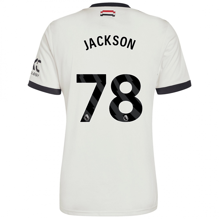 Kinder Louis Jackson #78 Cremeweiß Ausweichtrikot Trikot 2024/25 T-Shirt