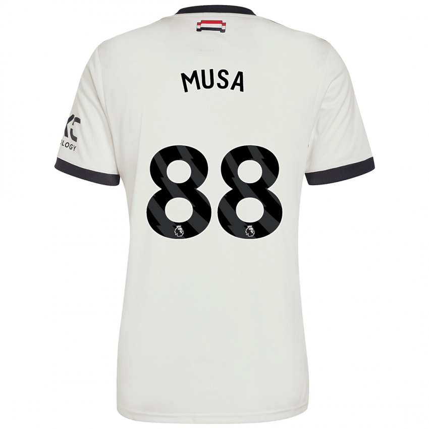 Kinder Victor Musa #88 Cremeweiß Ausweichtrikot Trikot 2024/25 T-Shirt