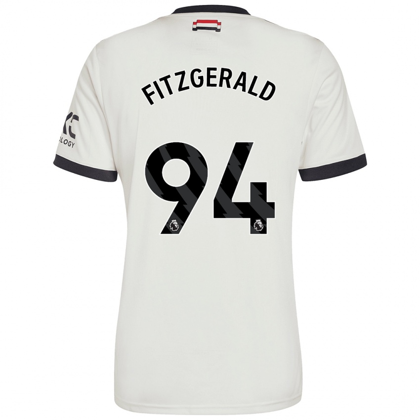 Kinder Jayce Fitzgerald #94 Cremeweiß Ausweichtrikot Trikot 2024/25 T-Shirt