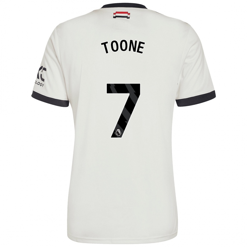 Kinder Ella Toone #7 Cremeweiß Ausweichtrikot Trikot 2024/25 T-Shirt