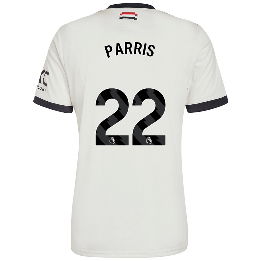 Kinder Nikita Parris #22 Cremeweiß Ausweichtrikot Trikot 2024/25 T-Shirt