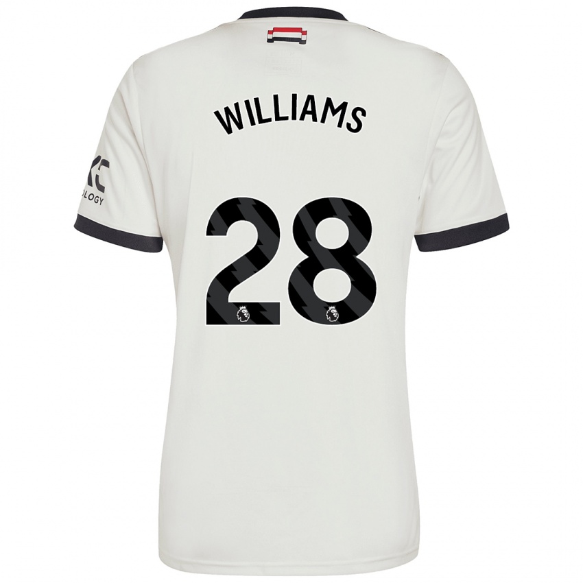 Kinder Rachel Williams #28 Cremeweiß Ausweichtrikot Trikot 2024/25 T-Shirt