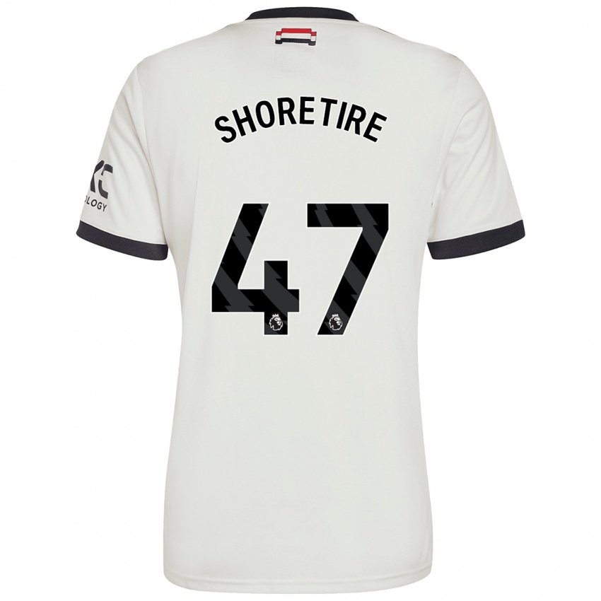 Kinder Shola Shoretire #47 Cremeweiß Ausweichtrikot Trikot 2024/25 T-Shirt