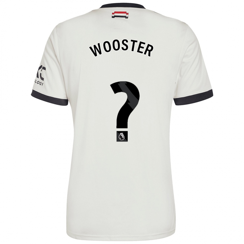 Kinder Tom Wooster #0 Cremeweiß Ausweichtrikot Trikot 2024/25 T-Shirt