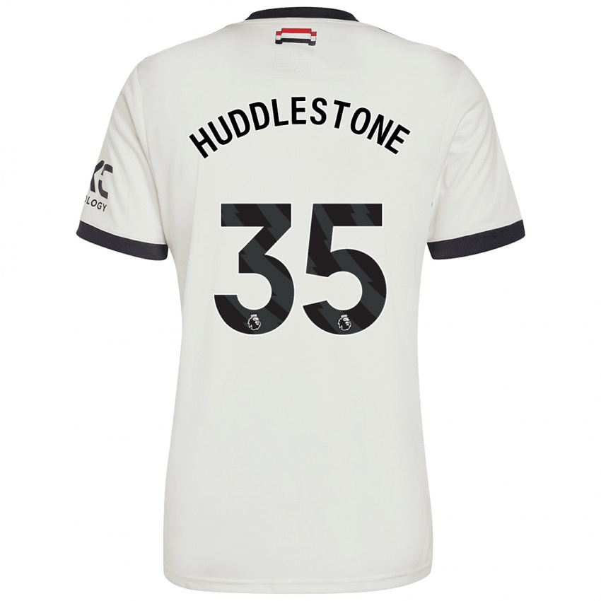 Kinder Tom Huddlestone #35 Cremeweiß Ausweichtrikot Trikot 2024/25 T-Shirt