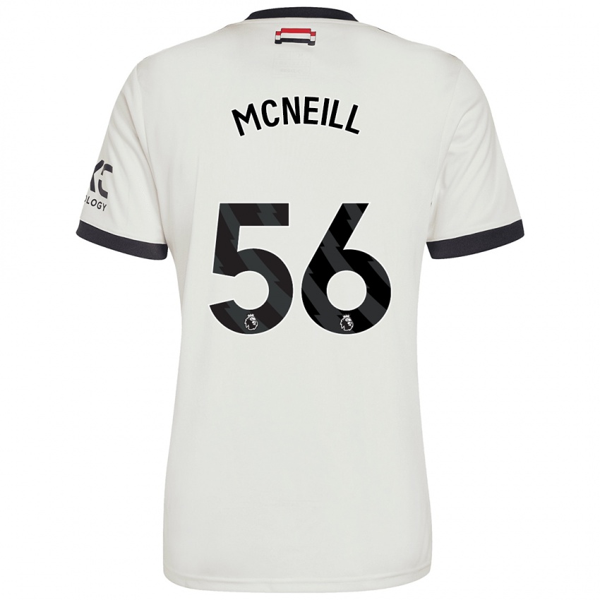 Kinder Charlie Mcneill #56 Cremeweiß Ausweichtrikot Trikot 2024/25 T-Shirt