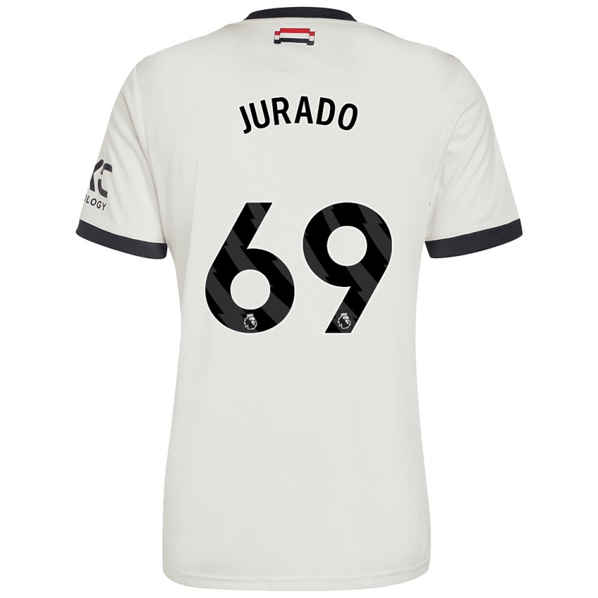 Kinder Marc Jurado #69 Cremeweiß Ausweichtrikot Trikot 2024/25 T-Shirt