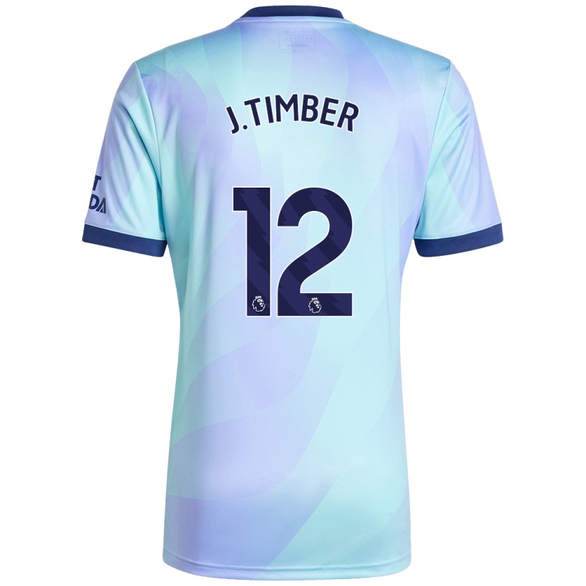 Kinder Jurrien Timber #12 Aquamarin Ausweichtrikot Trikot 2024/25 T-Shirt