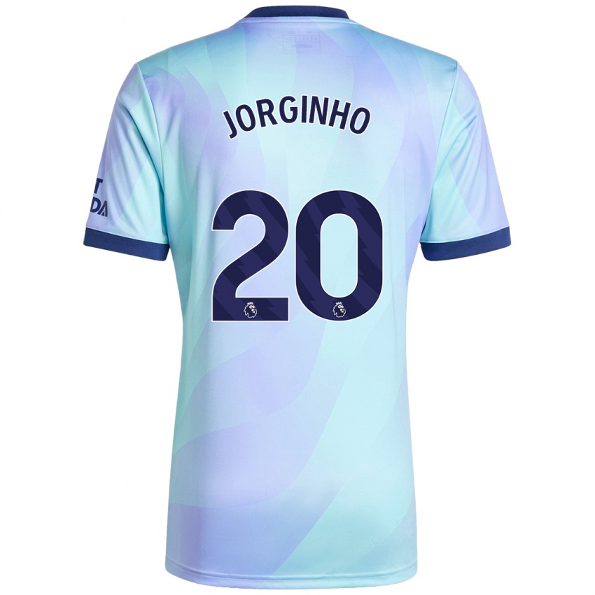 Kinder Jorginho #20 Aquamarin Ausweichtrikot Trikot 2024/25 T-Shirt