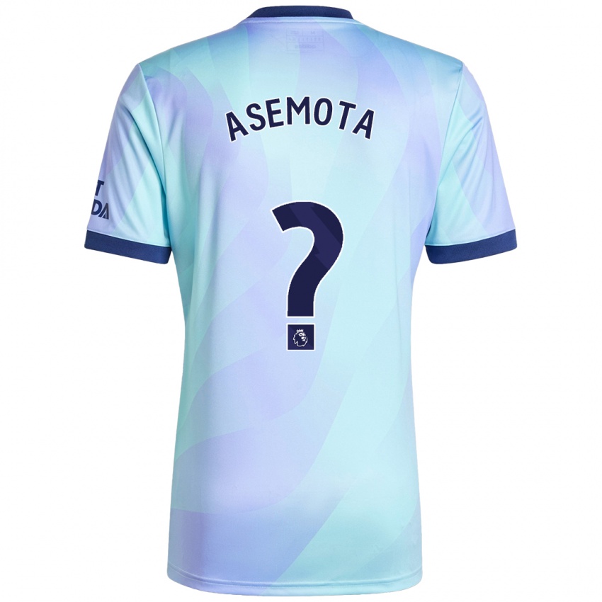 Kinder Owen Asemota #0 Aquamarin Ausweichtrikot Trikot 2024/25 T-Shirt