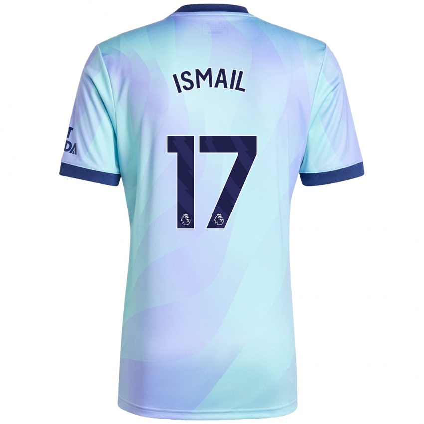 Kinder Cam'ron Ismail #17 Aquamarin Ausweichtrikot Trikot 2024/25 T-Shirt