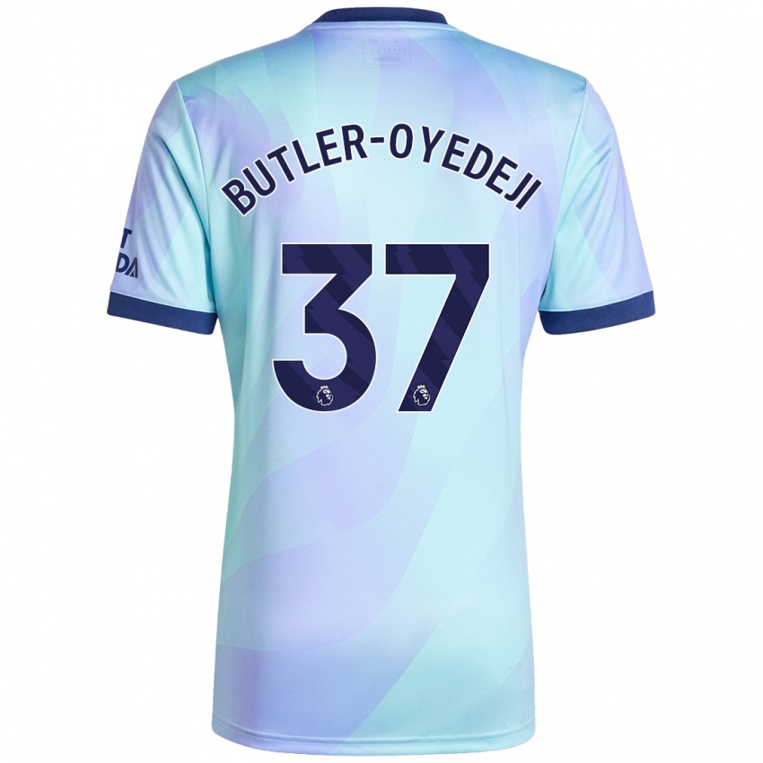 Kinder Nathan Butler-Oyedeji #37 Aquamarin Ausweichtrikot Trikot 2024/25 T-Shirt