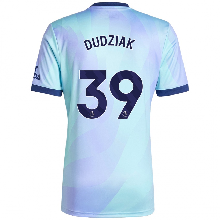 Kinder Harrison Dudziak #39 Aquamarin Ausweichtrikot Trikot 2024/25 T-Shirt