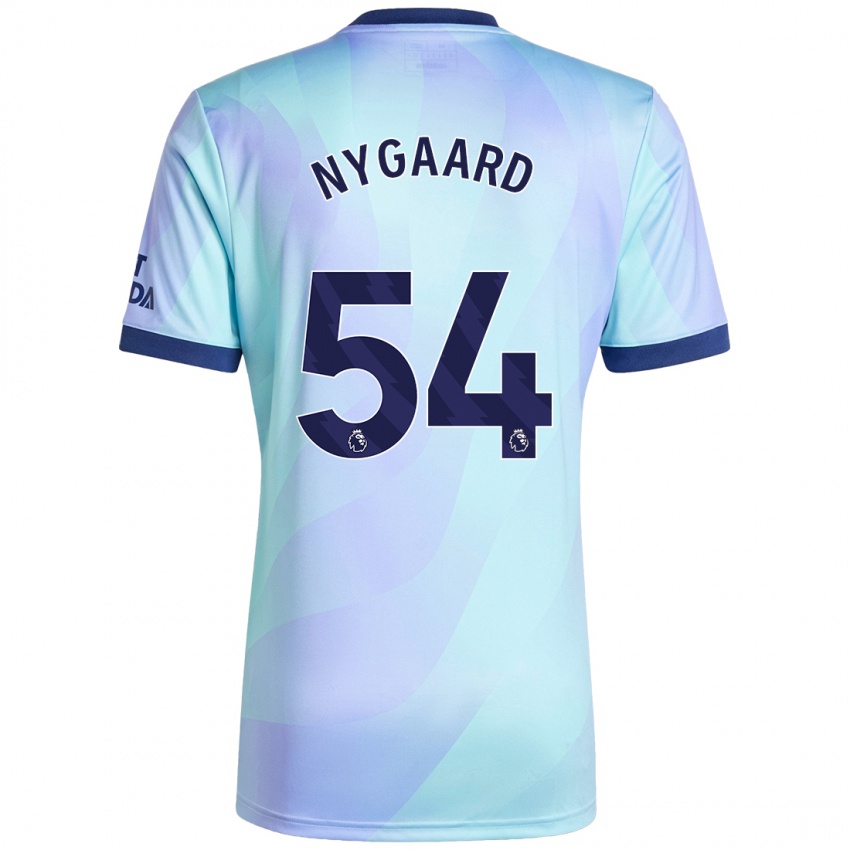 Kinder Lucas Nygaard #54 Aquamarin Ausweichtrikot Trikot 2024/25 T-Shirt