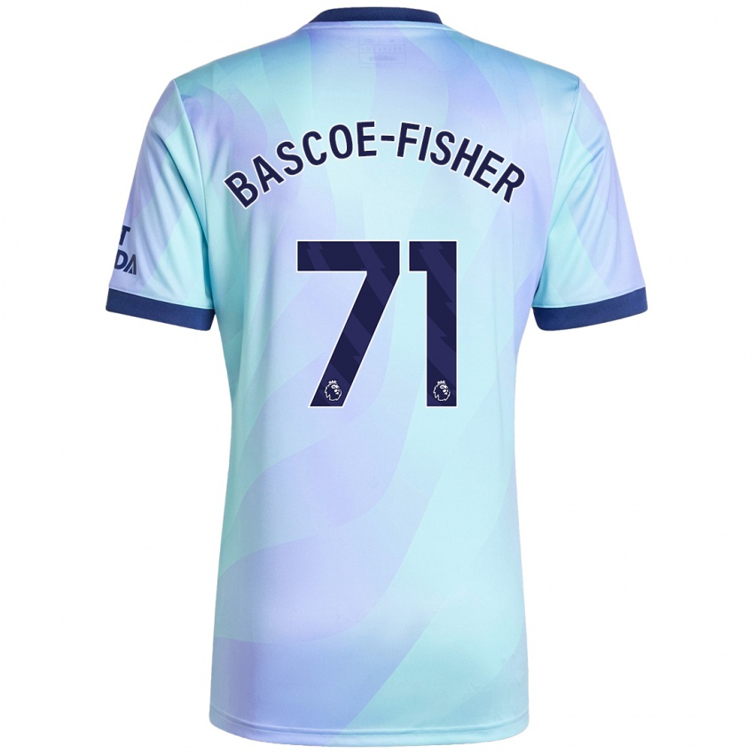 Kinder Jakai Bascoe-Fisher #71 Aquamarin Ausweichtrikot Trikot 2024/25 T-Shirt