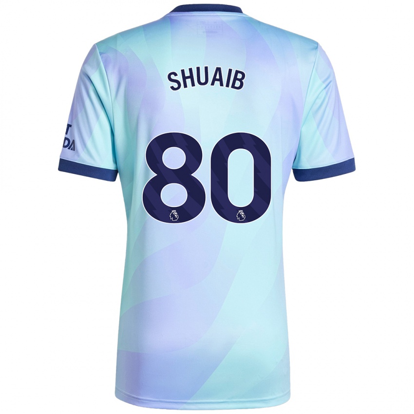 Kinder Zac Shuaib #80 Aquamarin Ausweichtrikot Trikot 2024/25 T-Shirt