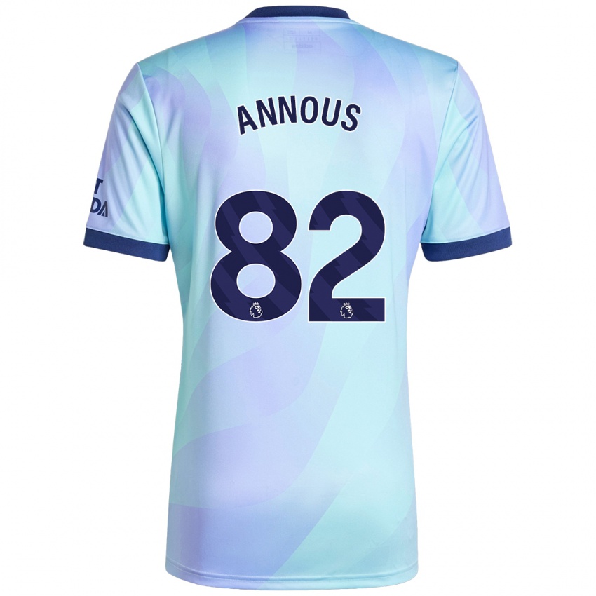 Kinder Andre Annous #82 Aquamarin Ausweichtrikot Trikot 2024/25 T-Shirt