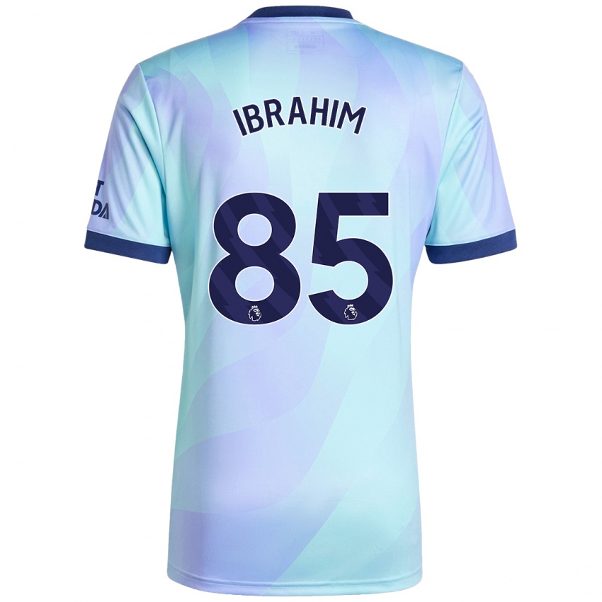 Kinder Ife Ibrahim #85 Aquamarin Ausweichtrikot Trikot 2024/25 T-Shirt