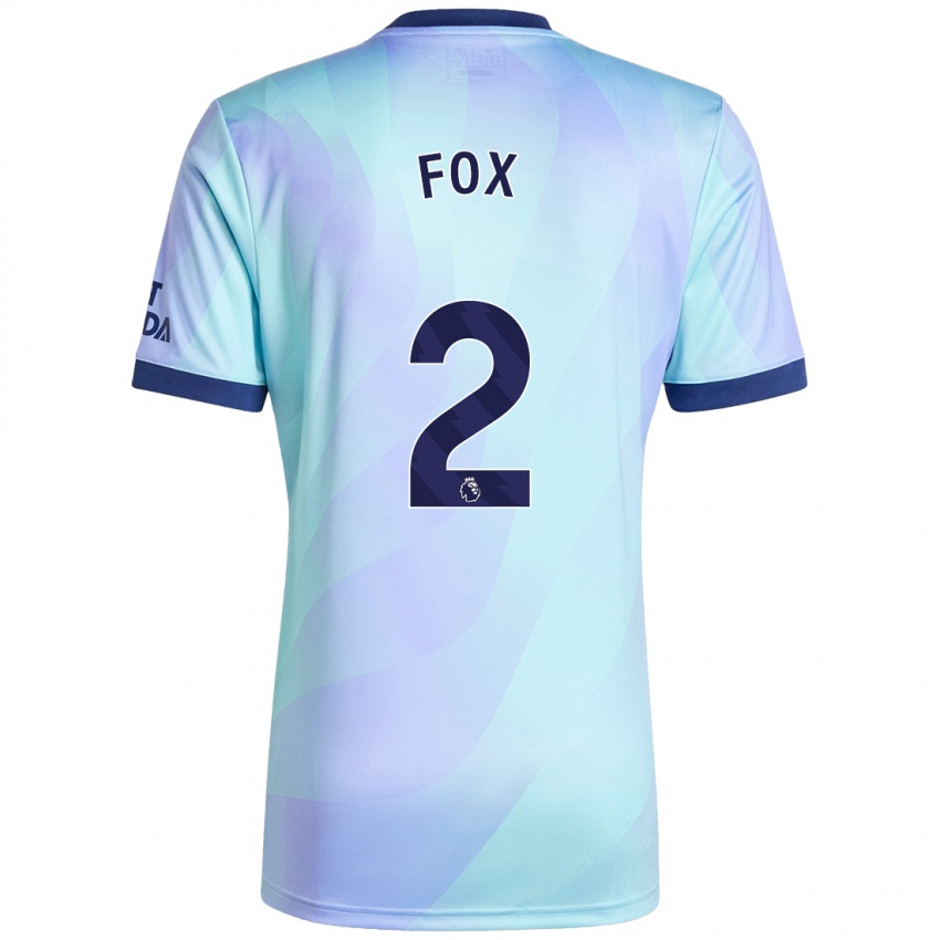 Kinder Emily Fox #2 Aquamarin Ausweichtrikot Trikot 2024/25 T-Shirt