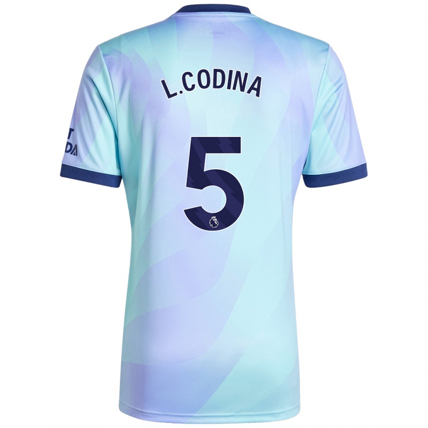 Kinder Laia Codina #5 Aquamarin Ausweichtrikot Trikot 2024/25 T-Shirt