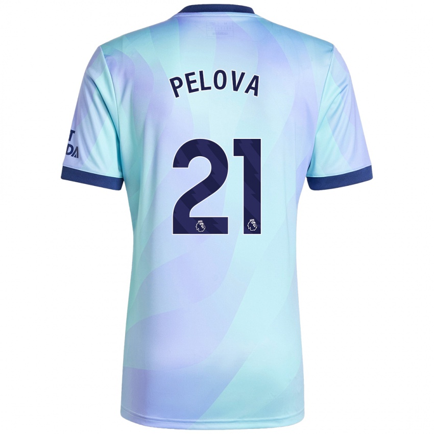 Kinder Victoria Pelova #21 Aquamarin Ausweichtrikot Trikot 2024/25 T-Shirt