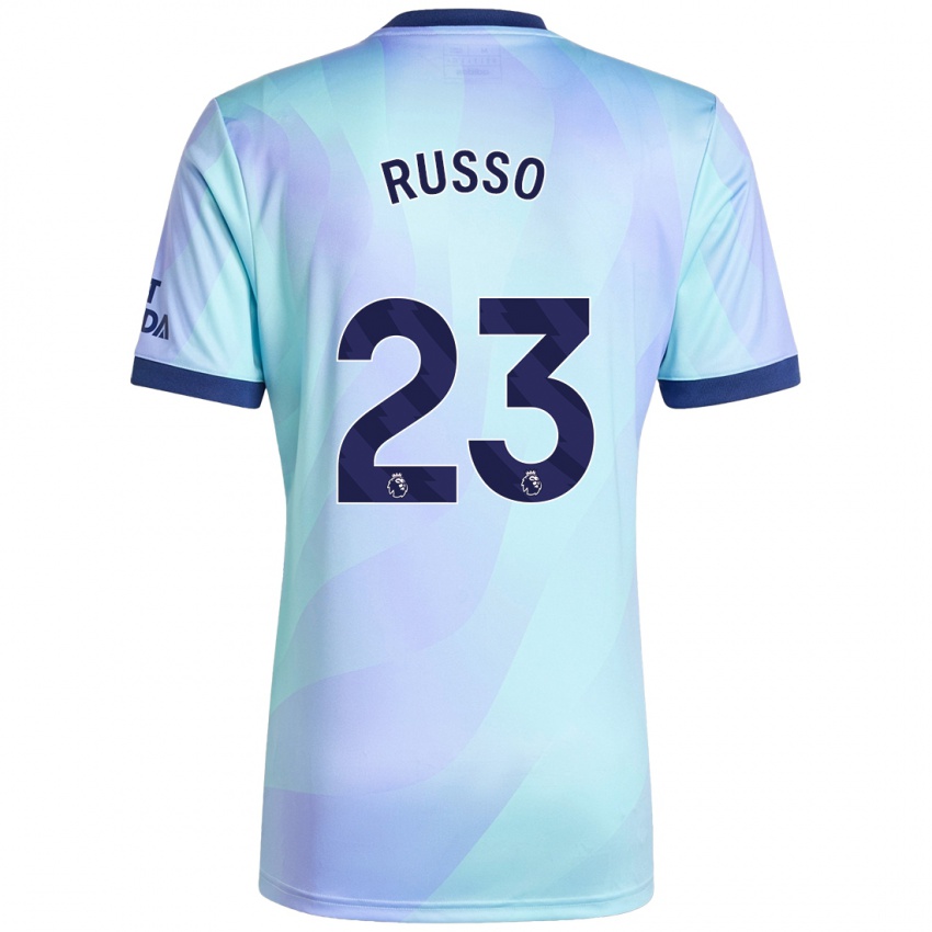 Kinder Alessia Russo #23 Aquamarin Ausweichtrikot Trikot 2024/25 T-Shirt