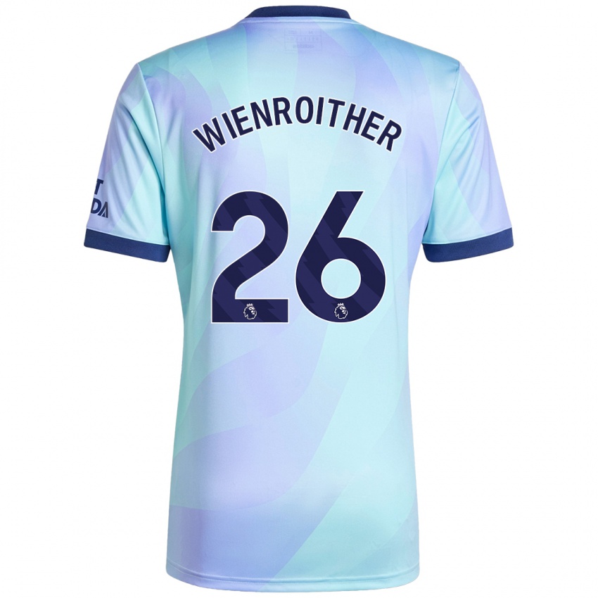 Kinder Laura Wienroither #26 Aquamarin Ausweichtrikot Trikot 2024/25 T-Shirt