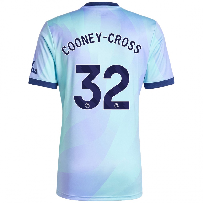 Kinder Kyra Cooney-Cross #32 Aquamarin Ausweichtrikot Trikot 2024/25 T-Shirt