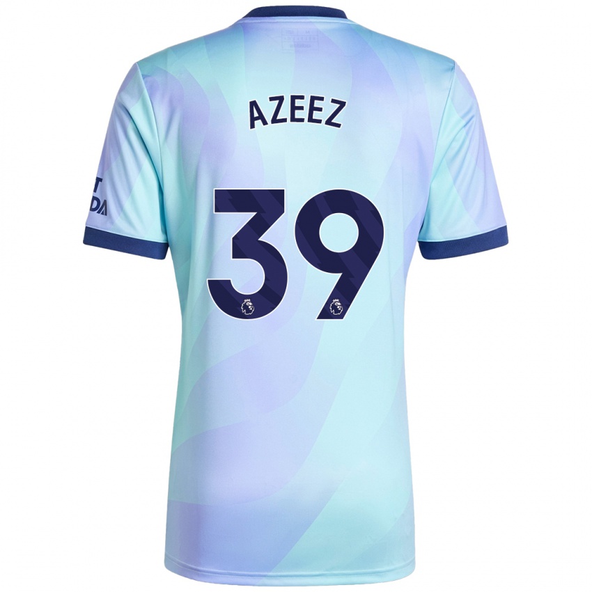 Kinder Miguel Azeez #39 Aquamarin Ausweichtrikot Trikot 2024/25 T-Shirt