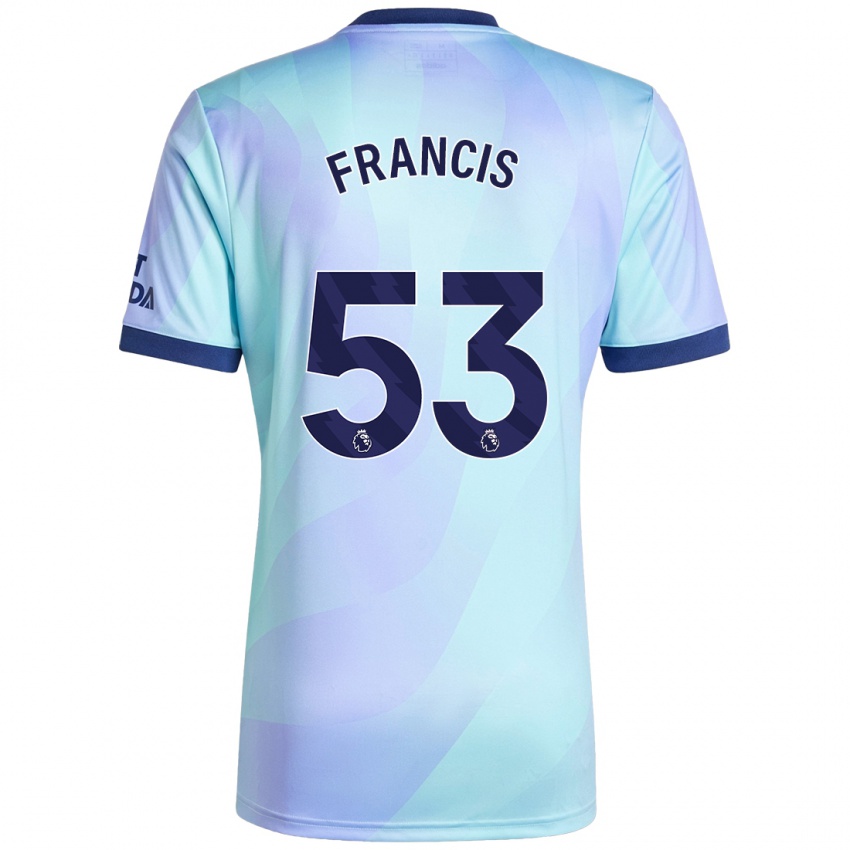 Kinder Jack Henry Francis #53 Aquamarin Ausweichtrikot Trikot 2024/25 T-Shirt