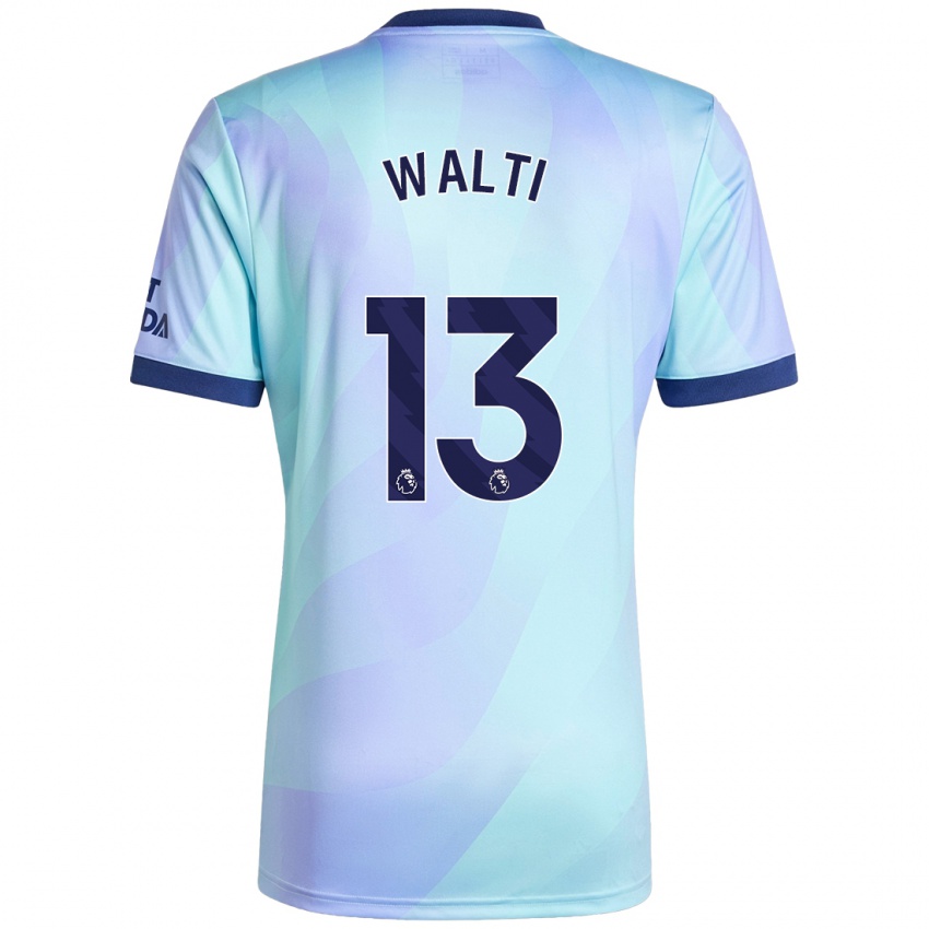 Kinder Lia Walti #13 Aquamarin Ausweichtrikot Trikot 2024/25 T-Shirt