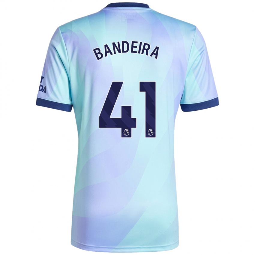 Kinder Mauro Bandeira #41 Aquamarin Ausweichtrikot Trikot 2024/25 T-Shirt